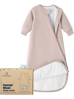 Organic Cotton Baby Sleep Sack, Long Sleeve 1.0 TOG, Newborn to 6 Months